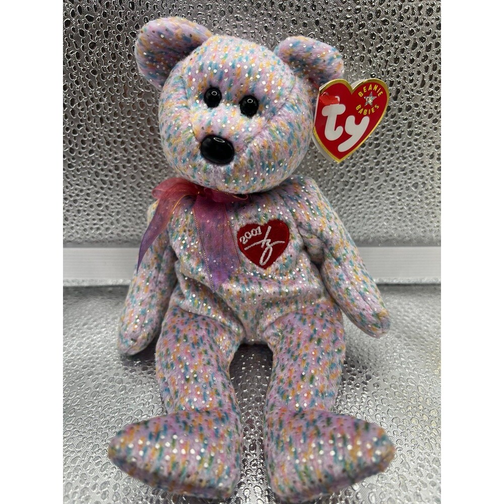 Ty Beanie Baby 2001 Signature Teddy - MWMT